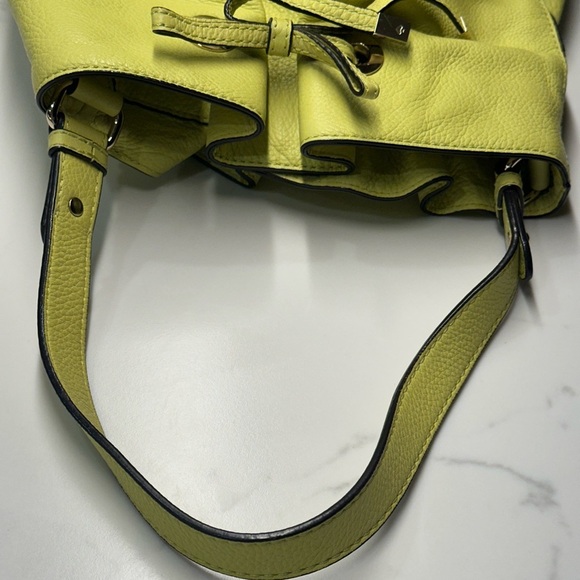 Kate Spade Lime Green Leather Shoulder Bag - Picture 11 of 16